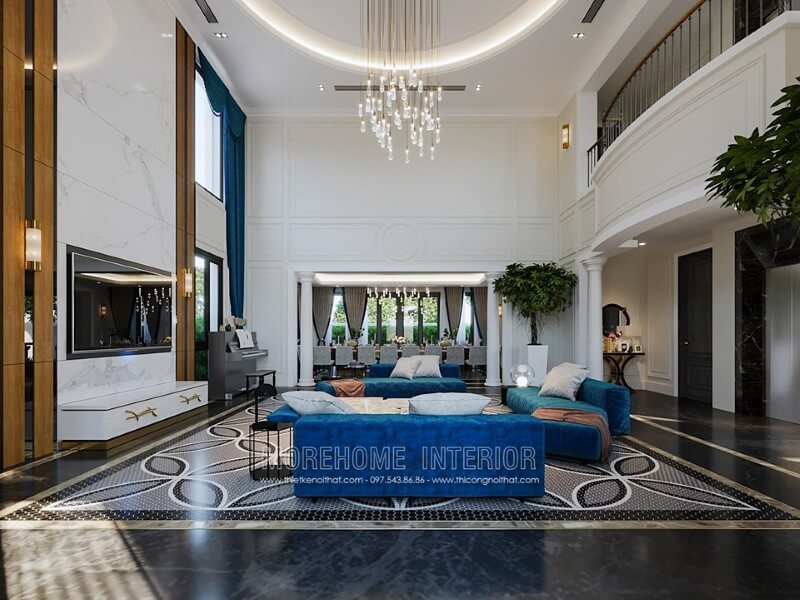 Mẫu thiết kế nội thất biệt thự phong cách luxury tại hải phòng Mẫu nội thất biệt thự đẹp
