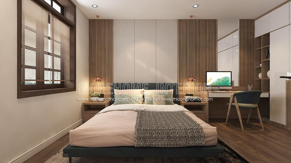 Giường ngủ chung cư hiện đại Giường ngủ chung cư hiện đại