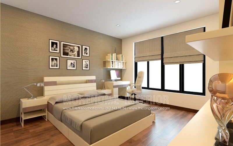 Giường ngủ chung cư hiện đại Giường ngủ chung cư hiện đại