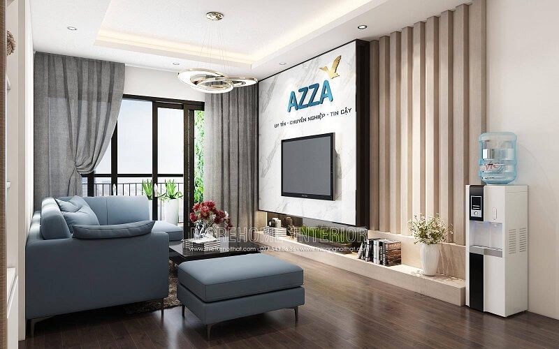 Chủ đề thiết kế phòng khách đẹp tại Chung cư Imperia Sky Garden Minh Khai Hai Bà Trưng Hà Nội được đề xuất.