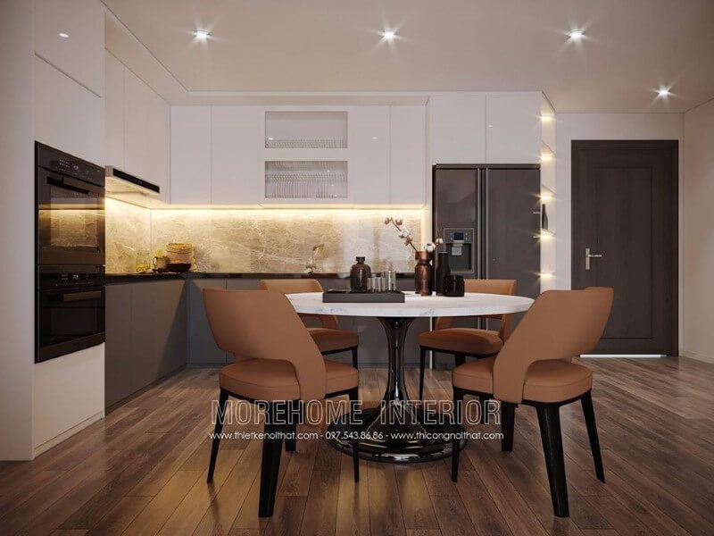 Bộ bàn ghế phòng ăn đẹp cho 4 người.